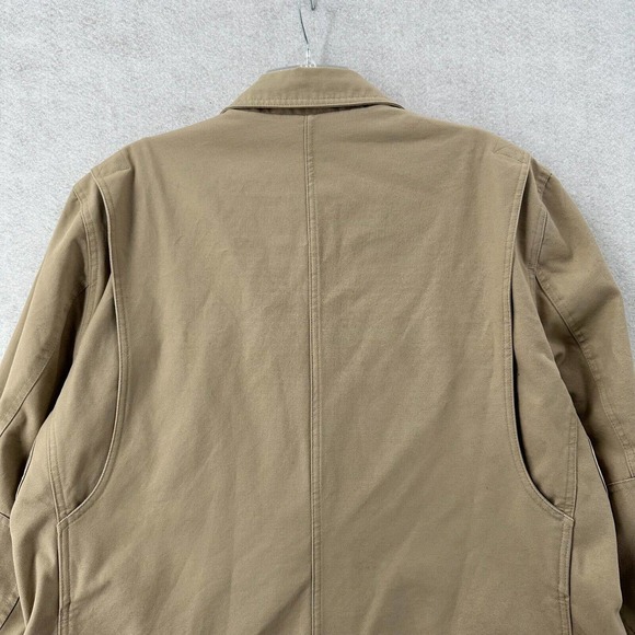 Duluth Trading Co Sports Coat Mens LARGE‎ Canvas Field Chino Blazer Jacket Black - Picture 3 of 15